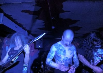 Sadistic Christ en el Bar Krawill (Pamplona) durante la gira Rotten Darkness.