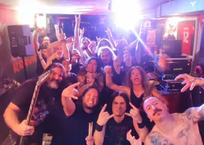 Sadistic Christ en el Bar Krawill (Pamplona) durante la gira Rotten Darkness.