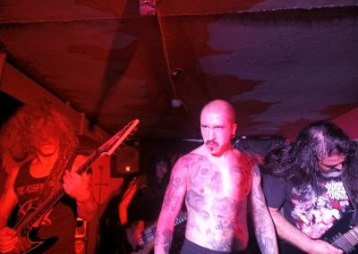 Sadistic Christ en el Bar Krawill (Pamplona) durante la gira Rotten Darkness.