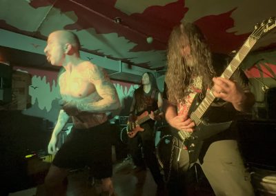 Sadistic Christ en el Bar Krawill (Pamplona) durante la gira Rotten Darkness.