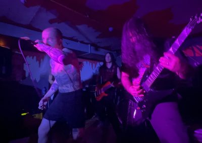 Sadistic Christ en el Bar Krawill (Pamplona) durante la gira Rotten Darkness.