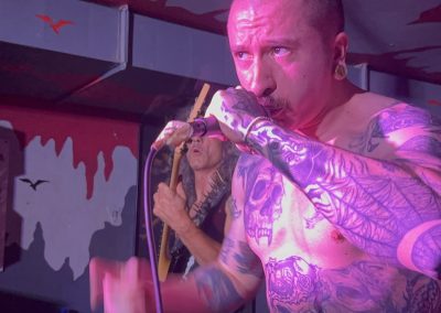 Sadistic Christ en el Bar Krawill (Pamplona) durante la gira Rotten Darkness.