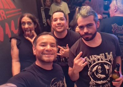 Sadistic Christ en el Bar Krawill (Pamplona) durante la gira Rotten Darkness.